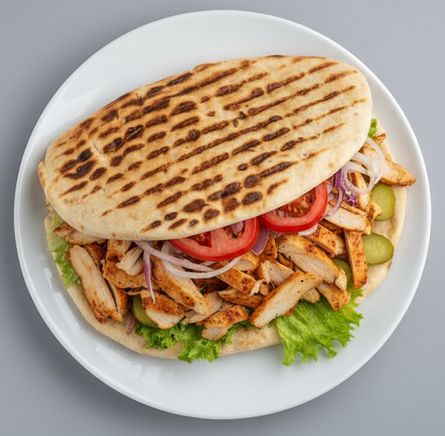 Chicken Doner In Pitta Bread 